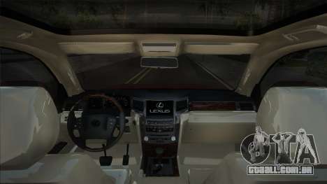 Lexus LX570 2012 para GTA San Andreas