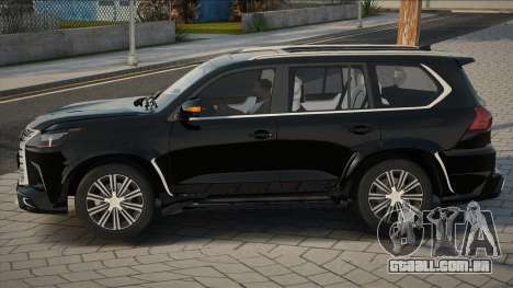 Lexus LX570 Black para GTA San Andreas