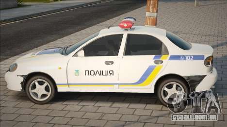 Daewoo Lanos Polícia da Ucrânia para GTA San Andreas