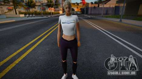 Menina bonito no topo do Supremo para GTA San Andreas