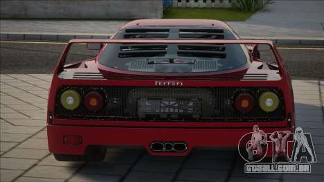 Ferrari F40 [Award] para GTA San Andreas