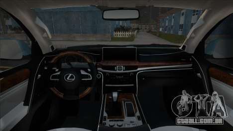 Lexus LX570 UKR Plate para GTA San Andreas