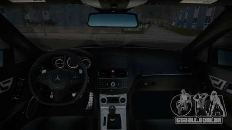 Mercedes-Benz C63 AMG [Preto] para GTA San Andreas