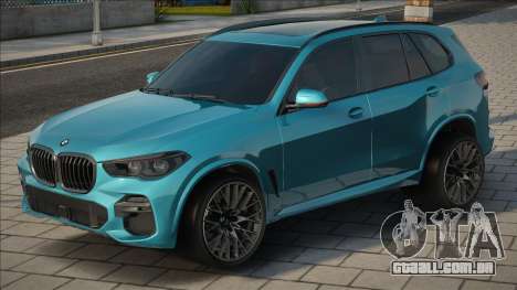 BMW X5 Blue para GTA San Andreas