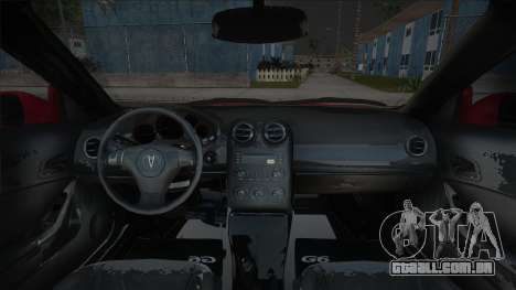 Pontiac G6 GTP para GTA San Andreas