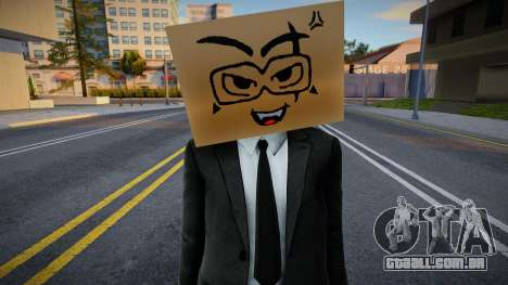 Fivem Cardboard Head para GTA San Andreas