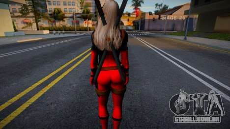 DOAXVV Amy - Lady Deadpool Outfit para GTA San Andreas