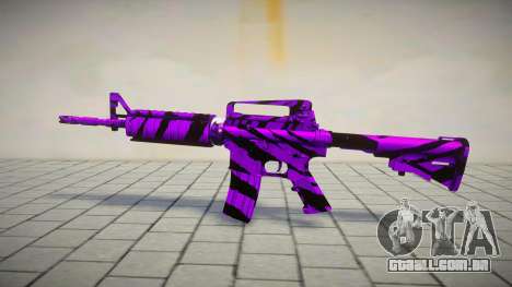 Fiolet Gun - M4 para GTA San Andreas