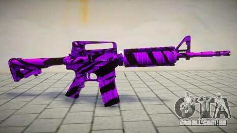 Fiolet Gun - M4 para GTA San Andreas