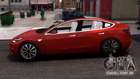 2018 Tesla Model 3 High Quality para GTA 4