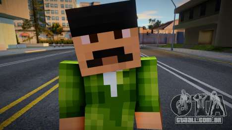 Psycho Minecraft Ped para GTA San Andreas