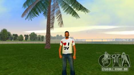Tommy I Love VC T-Shirt para GTA Vice City