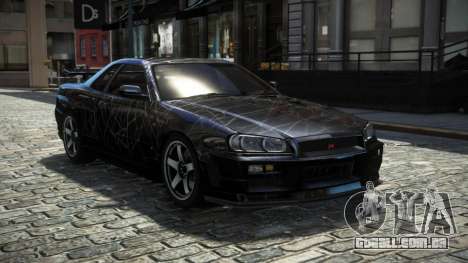 Nissan Skyline R34 E-Limited S12 para GTA 4