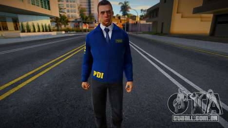 Policial de terno para GTA San Andreas