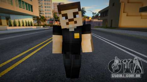 Sfpd1 Minecraft Ped para GTA San Andreas