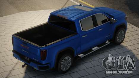 GMC Sierra Denali 2020 [Blue] para GTA San Andreas