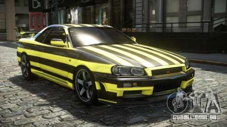 Nissan Skyline R34 E-Limited S10 para GTA 4