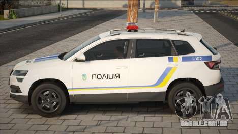 Skoda Karoq 2017 Polícia da Ucrânia para GTA San Andreas