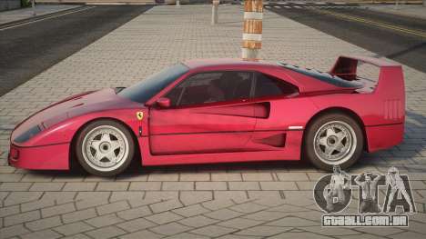 Ferrari F40 [Award] para GTA San Andreas