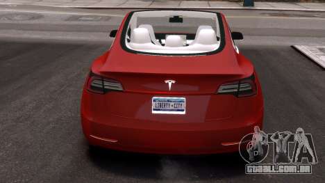 2018 Tesla Model 3 High Quality para GTA 4
