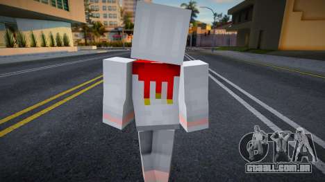 Wfost Minecraft Ped para GTA San Andreas