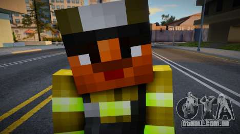 Lvfd1 Minecraft Ped para GTA San Andreas