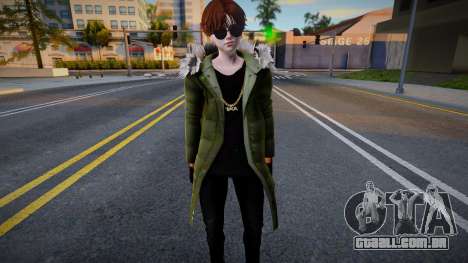 Skin Fivem Green Smokey para GTA San Andreas