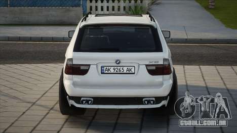 BMW X5 Ukr Plate para GTA San Andreas