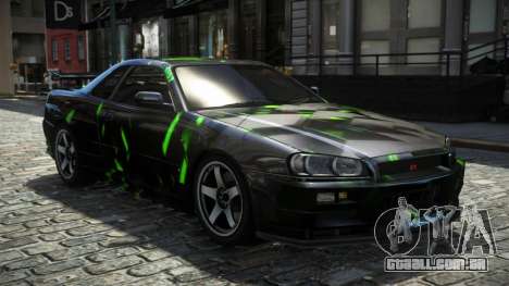 Nissan Skyline R34 E-Limited S5 para GTA 4