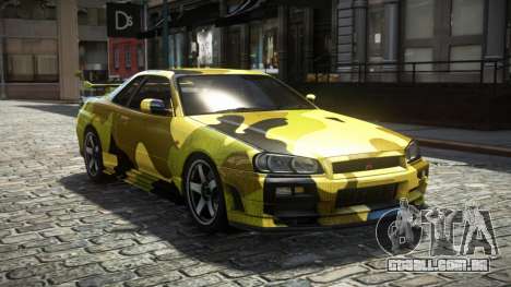 Nissan Skyline R34 E-Limited S1 para GTA 4