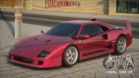 Ferrari F40 [Award] para GTA San Andreas