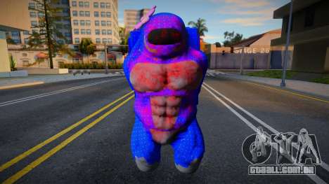 IMPOSTOR AMONG US MUSCULOSOS para GTA San Andreas