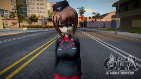 [Girls und Panzer] Maho Nishizumi para GTA San Andreas