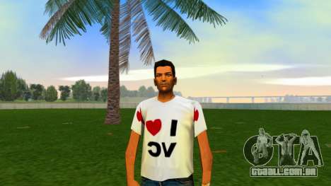 Tommy I Love VC T-Shirt para GTA Vice City