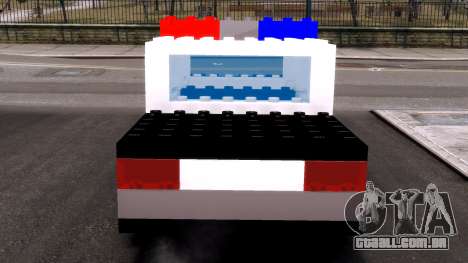 Lego Police Car para GTA 4