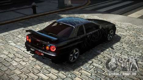 Nissan Skyline R34 E-Limited S12 para GTA 4