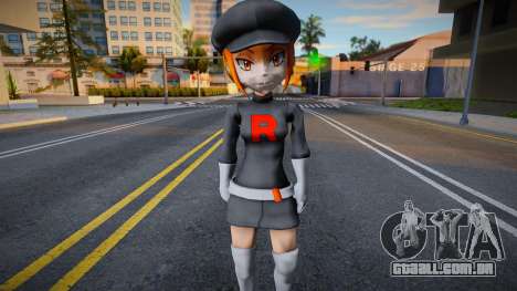 Femenina de Team Rocket Grunt de pokemon lets g para GTA San Andreas