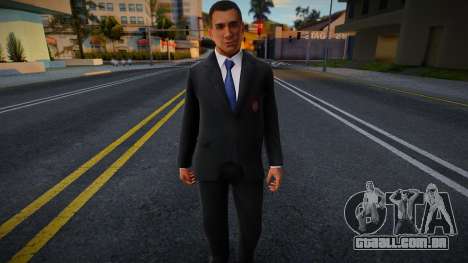 Policial em terno empresarial para GTA San Andreas