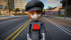 Femenina de Team Rocket Grunt de pokemon lets g para GTA San Andreas