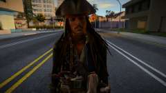 Capitão Jack Sparrow de Kingdom Hearts III para GTA San Andreas