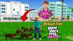Gato Animado Brown por Faizan Gaming para GTA Vice City