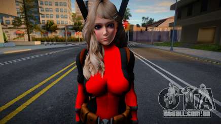 DOAXVV Amy - Lady Deadpool Outfit para GTA San Andreas