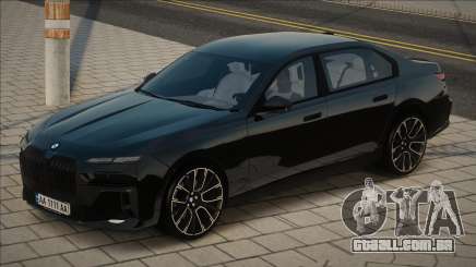 BMW 7-Series 2023 [Black] para GTA San Andreas