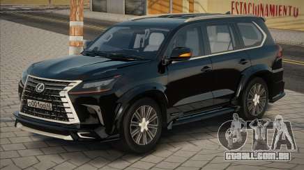 Lexus LX570 Black para GTA San Andreas