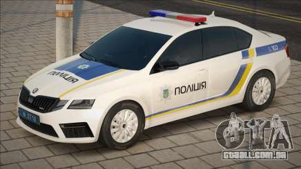 Skoda Oktavia VRS 2017 Polícia da Ucrânia para GTA San Andreas