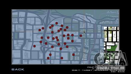 Número ilimitado de marcadores no mapa para GTA San Andreas