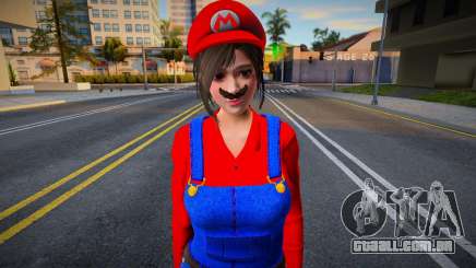 DOAXVV Sayuri - Super Mario Outfit v1 para GTA San Andreas