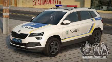 Skoda Karoq 2017 Polícia da Ucrânia para GTA San Andreas