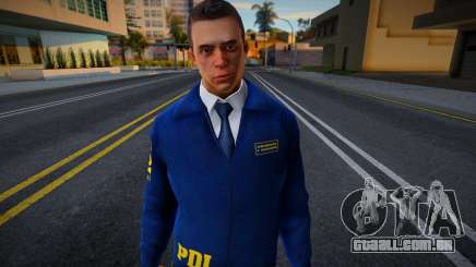 Policial de terno para GTA San Andreas