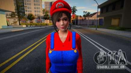 DOAXVV Sayuri - Super Mario Outfit v2 para GTA San Andreas